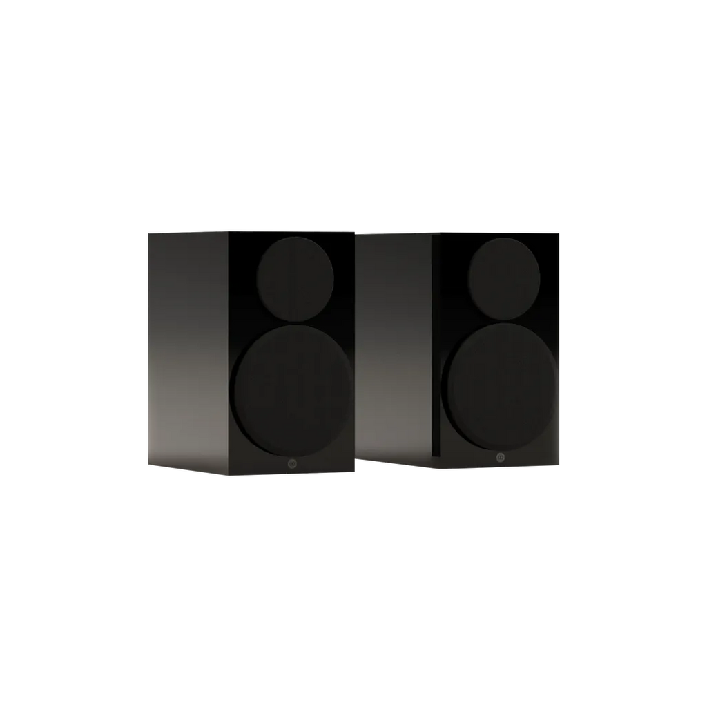 Monitor Audio Gold 50 Bookshelf speaker in Gloss Black finish with grille