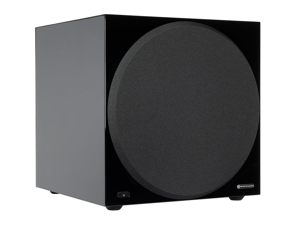 Monitor Audio Anthra W15 speaker in black with grille