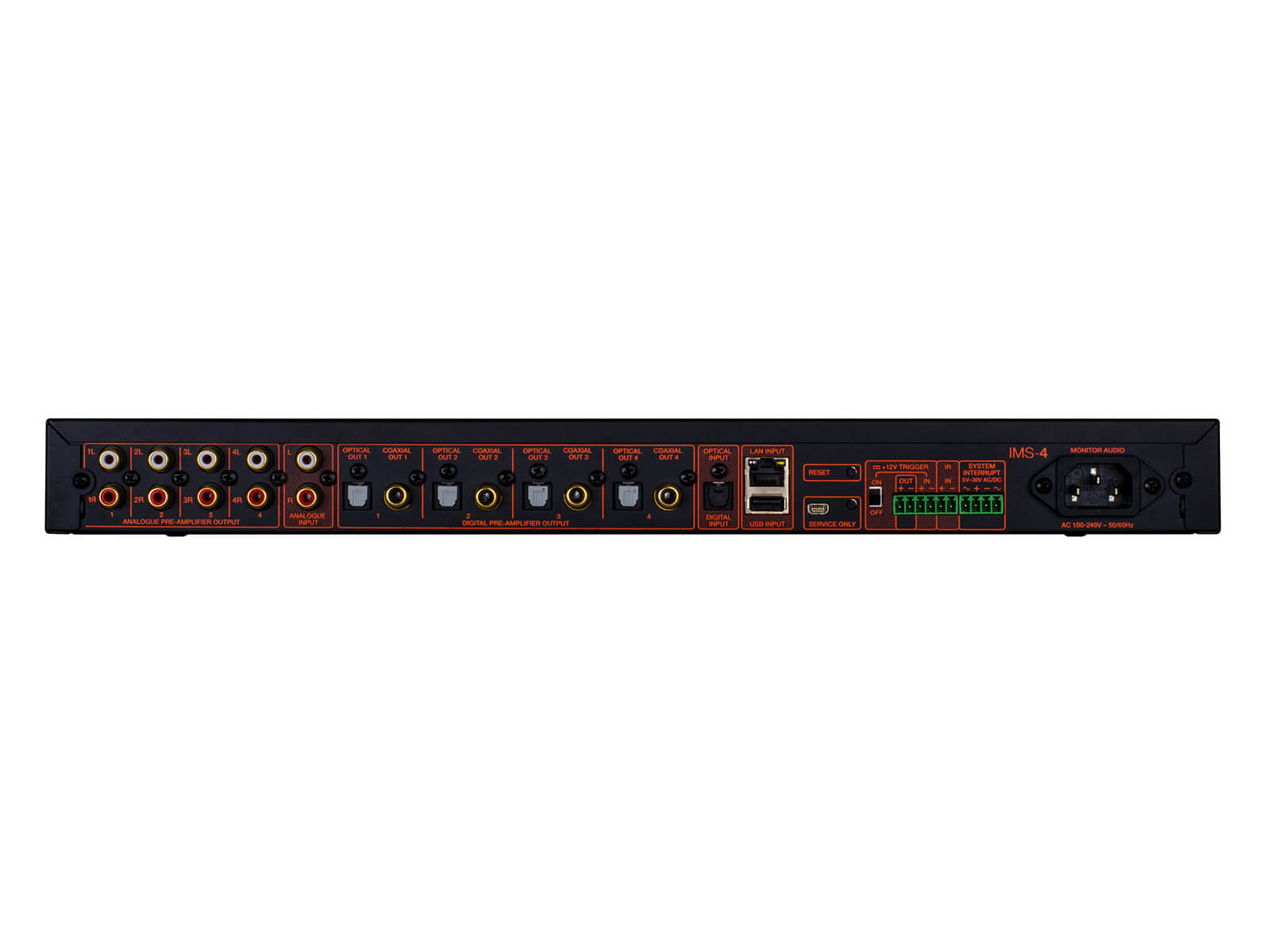 Monitor Audio IMS4 Music Streamer rear view