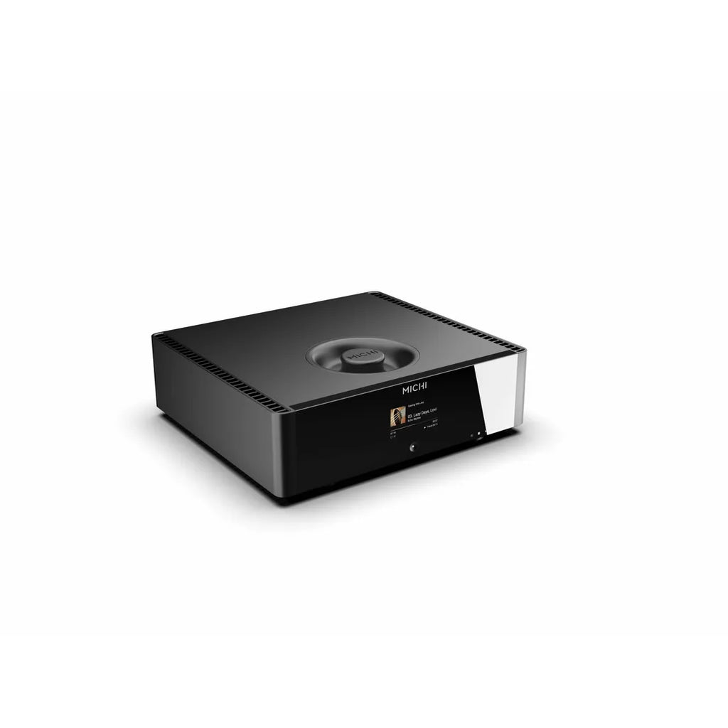 Michi Q5 Transport DAC (Black) in white alternate view