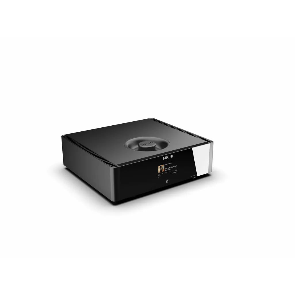 Michi Q5 Transport DAC (Black) in white alternate view