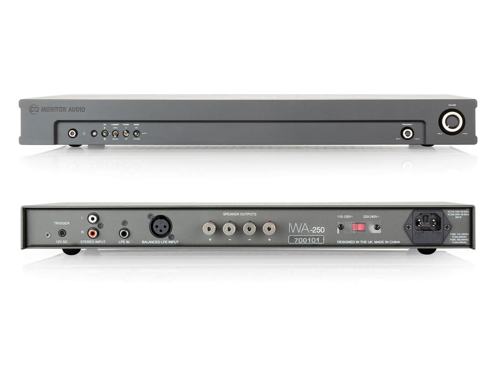 Monitor Audio IWA250 Subwoofer Amplifier front view 2