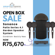 Open Box - Sonance Patio Series 4.1 - Garden Speaker System Incl Subwoofer and Amplifier in white