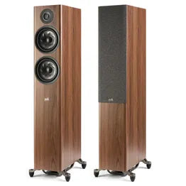 Polk R600 Floorstander in brown alternate view