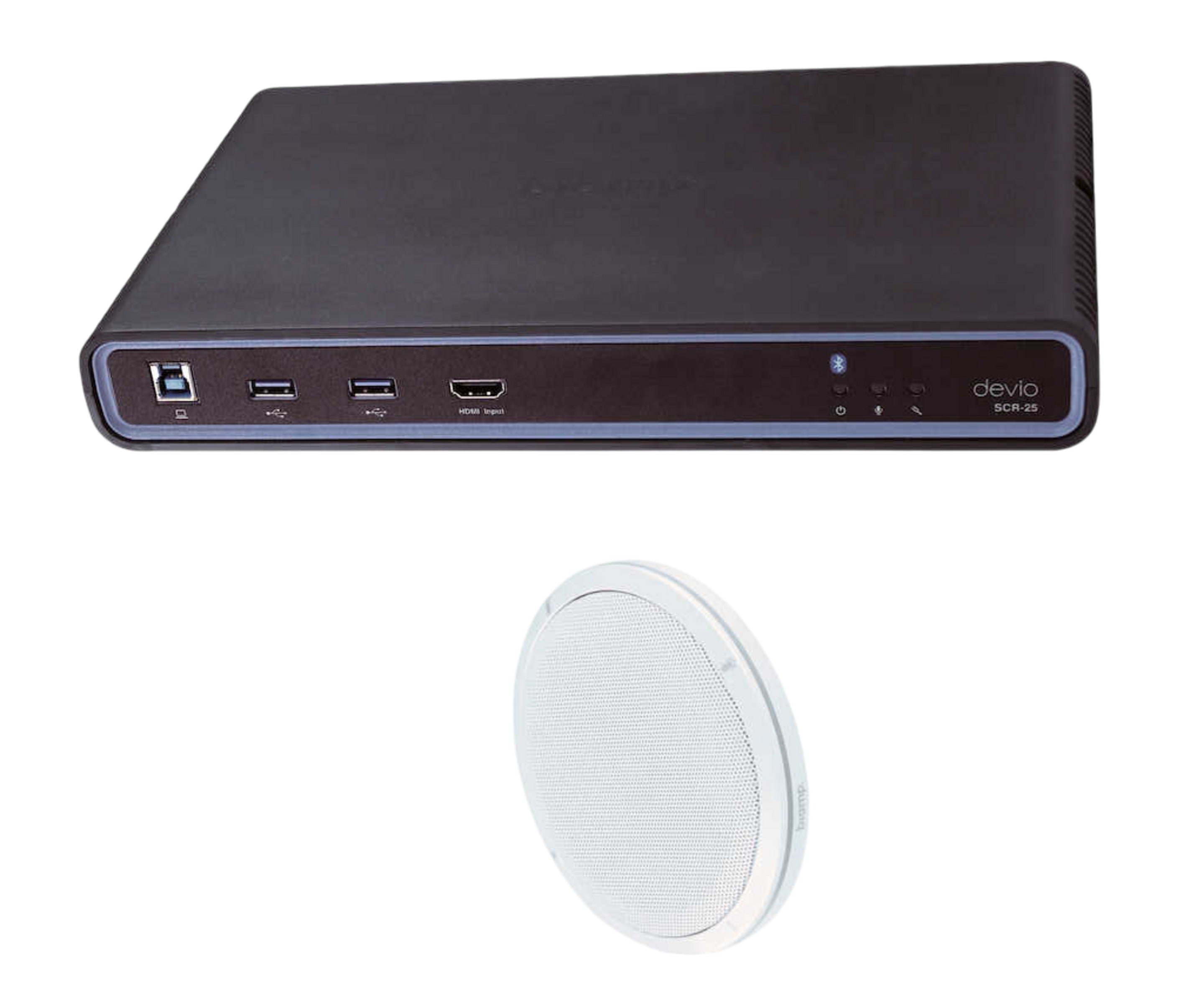 Biamp SCR-25CXW - Conference Hub - Devio SCR-25CX White
