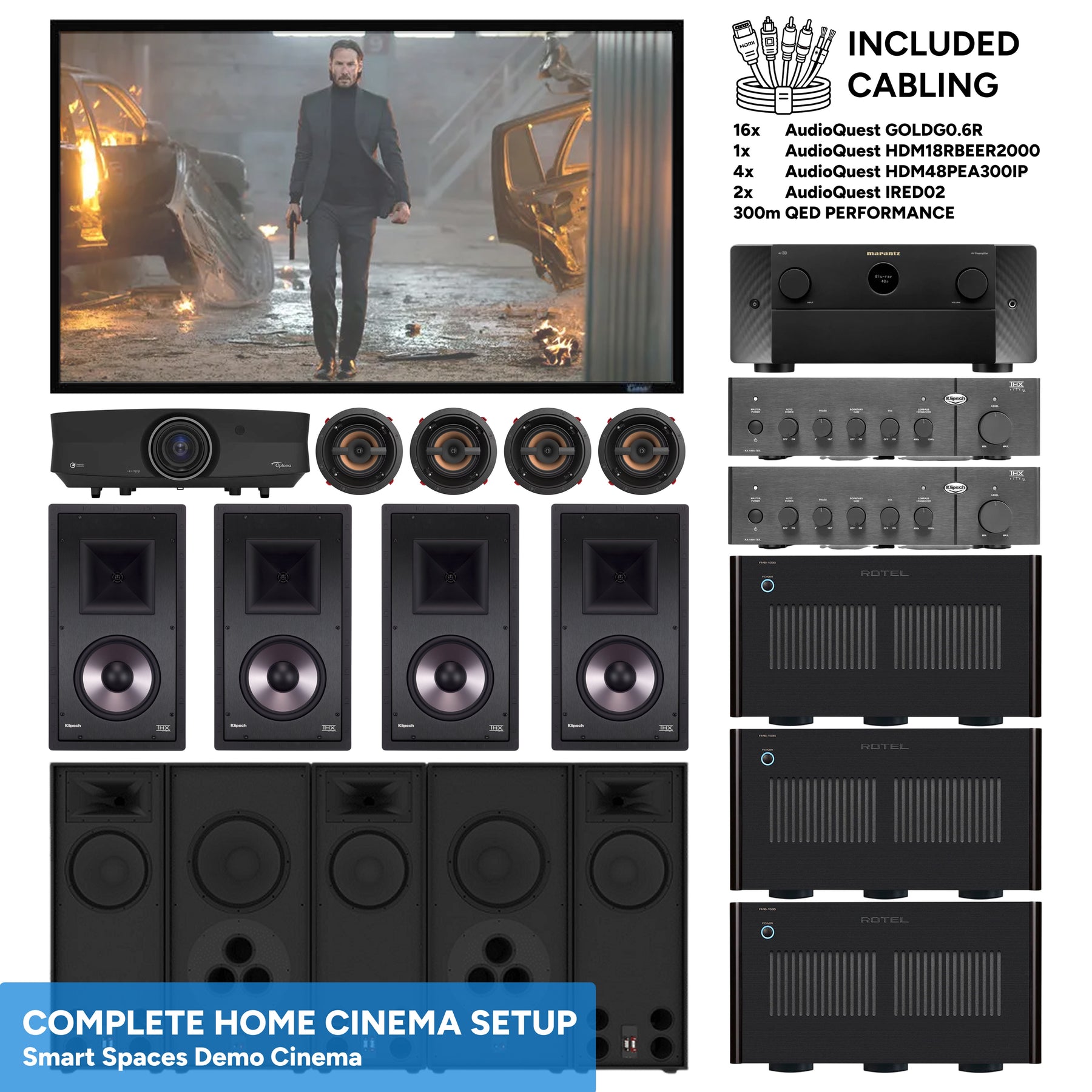 Smart Spaces - Complete Home Cinema player lifestyle view