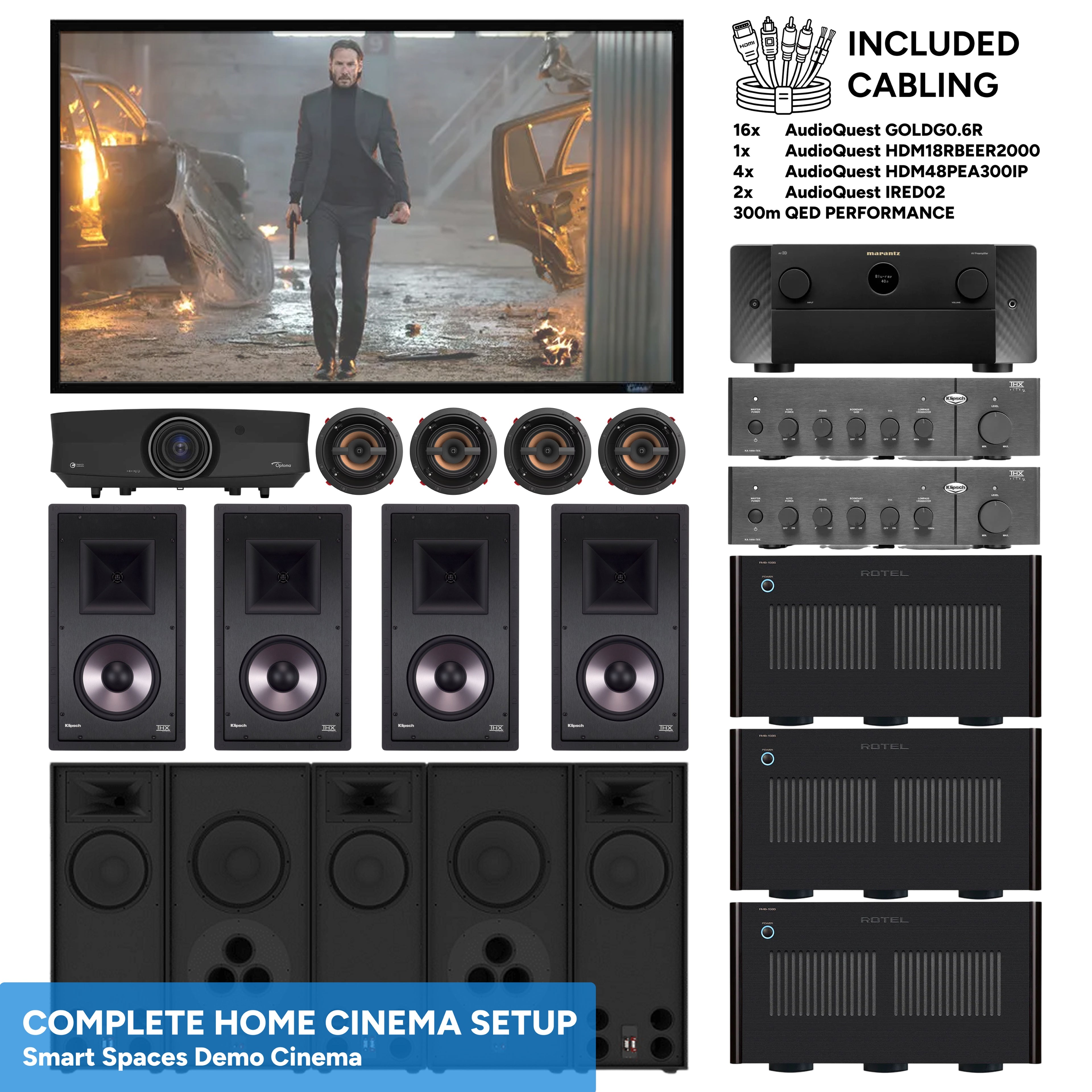 Smart Spaces - Complete Home Cinema player lifestyle view