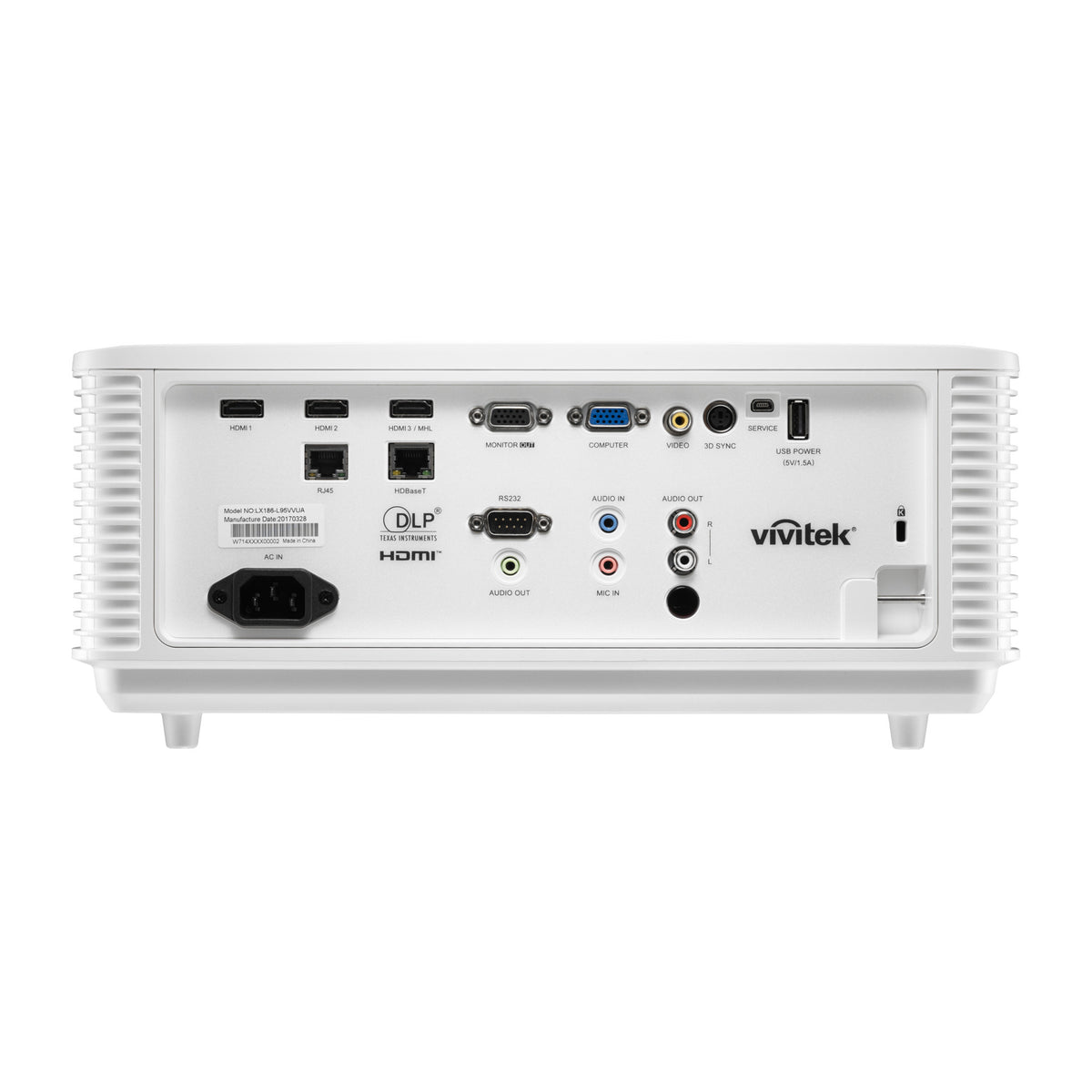 Vivitek DU4381Z-ST WUXGA short throw laser projector - view 4