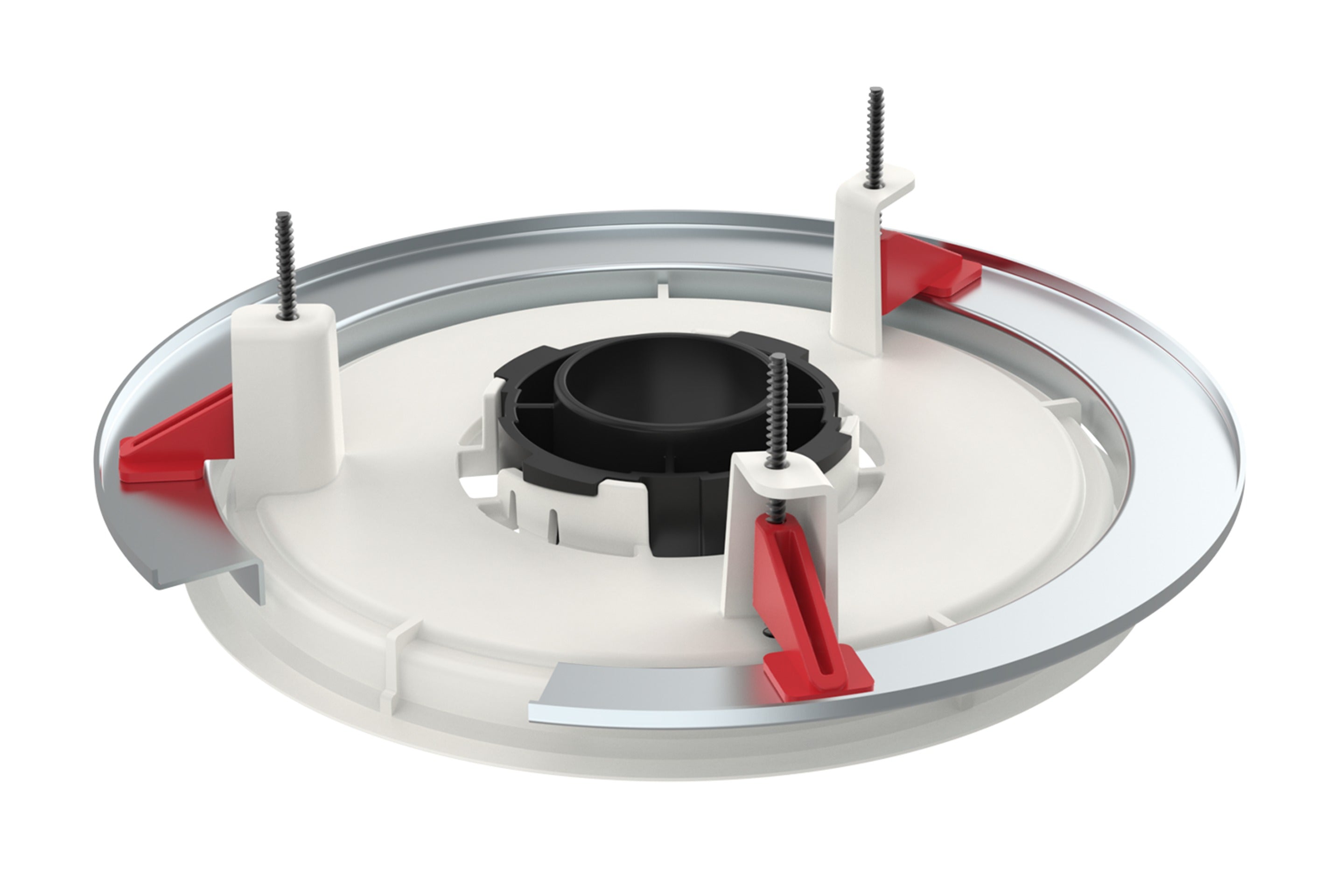 Biamp TCM-X-FM W - Microphone Mounting Accessory - Parlé TCM-X-FM Flush-Mount Ceiling Kit (White)