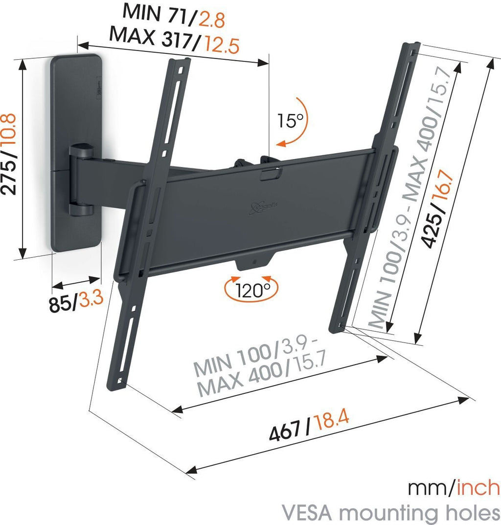 Vogel's TVM 1425 mount alternate view