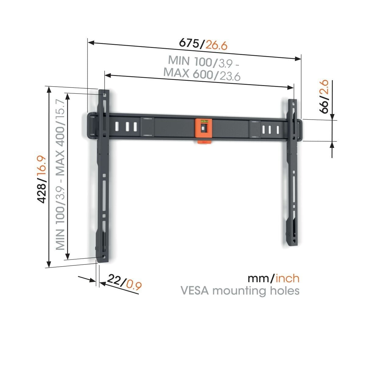 Vogel's TVM 1605 mount alternate view