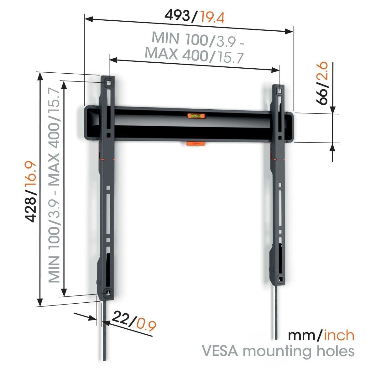 Vogel's TVM 3405 mount alternate view