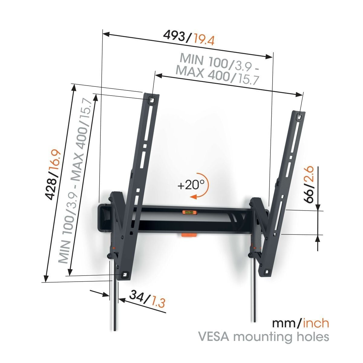 Vogel's TVM 3415 mount alternate view