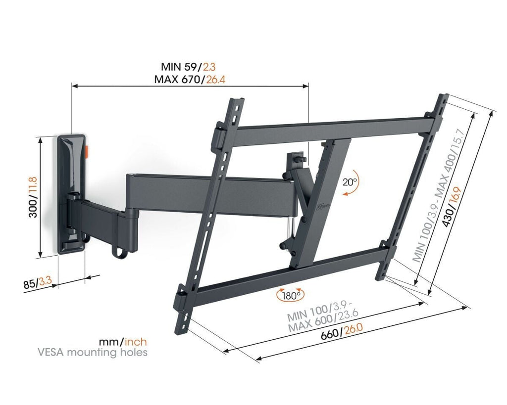 Vogel's TVM 3645 mount alternate view