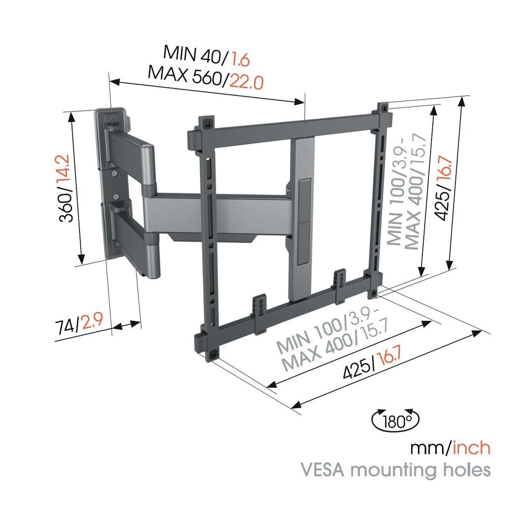 Vogel's TVM 5445 mount alternate view