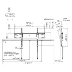 Vogel's PFW 4710 Display WALL Mount TILT - Black