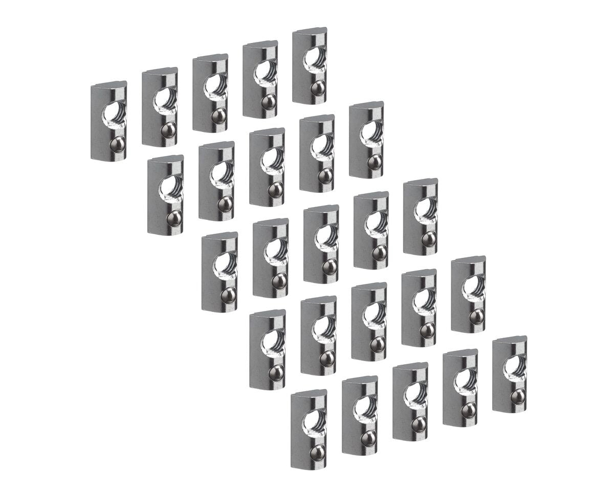 Vogel's PFA 9149 T-slot NUTS, 25 Pieces - Black