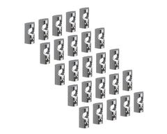 Vogel's PFA 9149 T-slot NUTS, 25 Pieces - Black