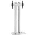 Vogel's FD 2064S Floorstand Double-pole 200 VESA 600X400 - Silver