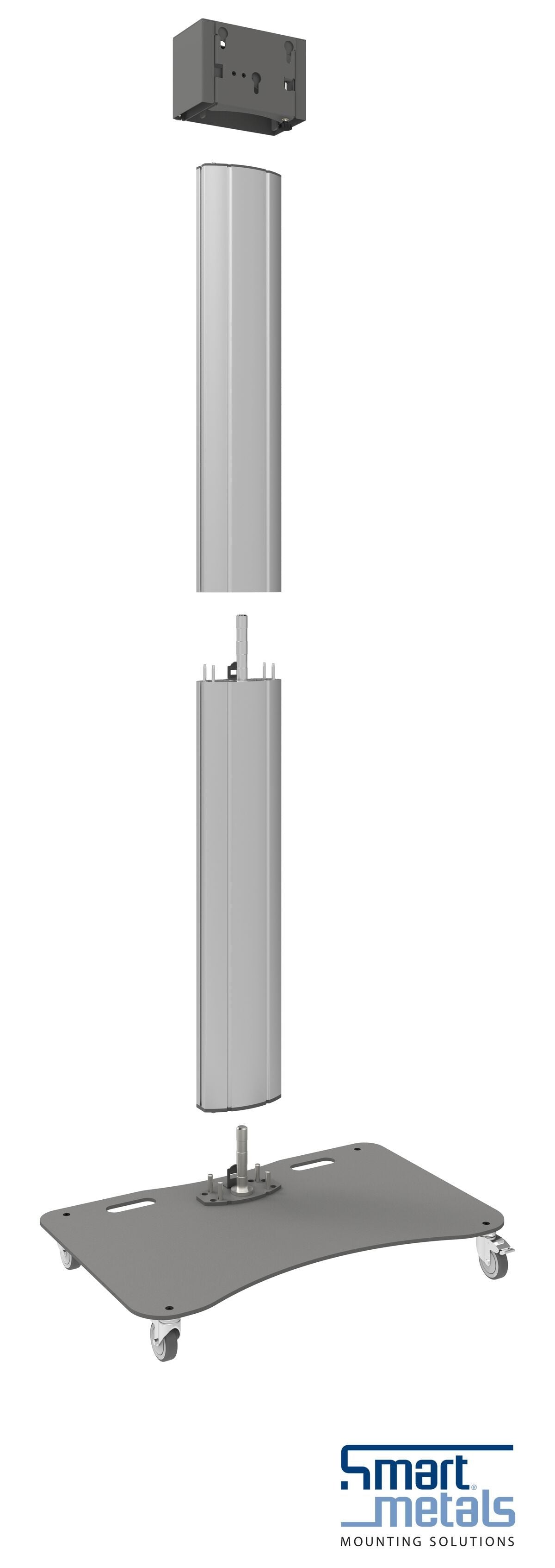 Vogel's Divisible Trolley Panels <65", 60KG - Silver