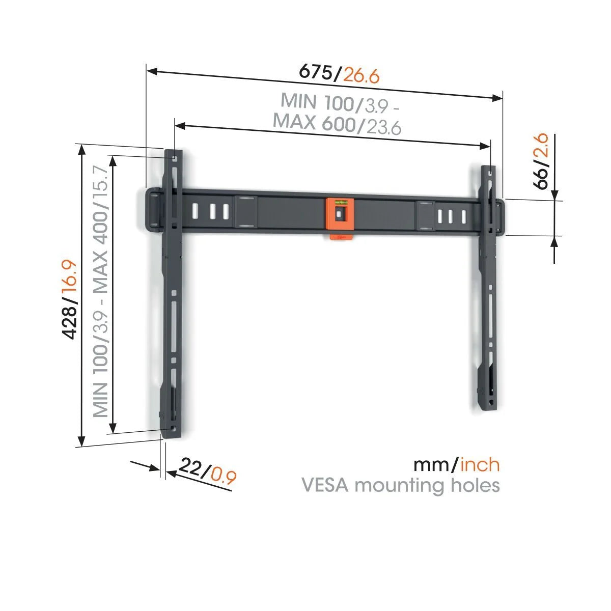 Vogel's TVM 1605 mount alternate view