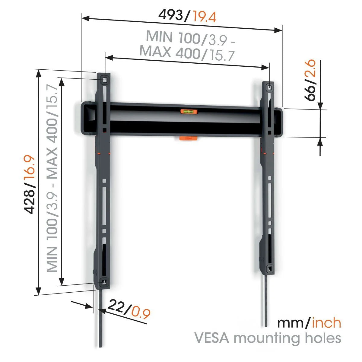 Vogel's TVM 3405 mount alternate view