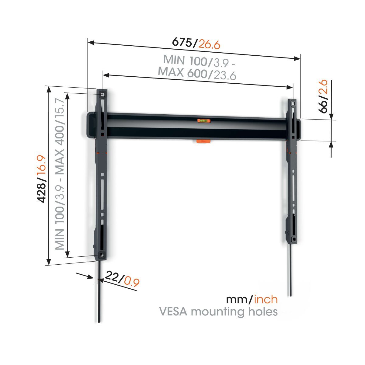 Vogel's TVM 3605 mount alternate view