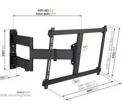 Vogel's TVM 3845 FULL MOTION+ MOUNT XL - BLACK