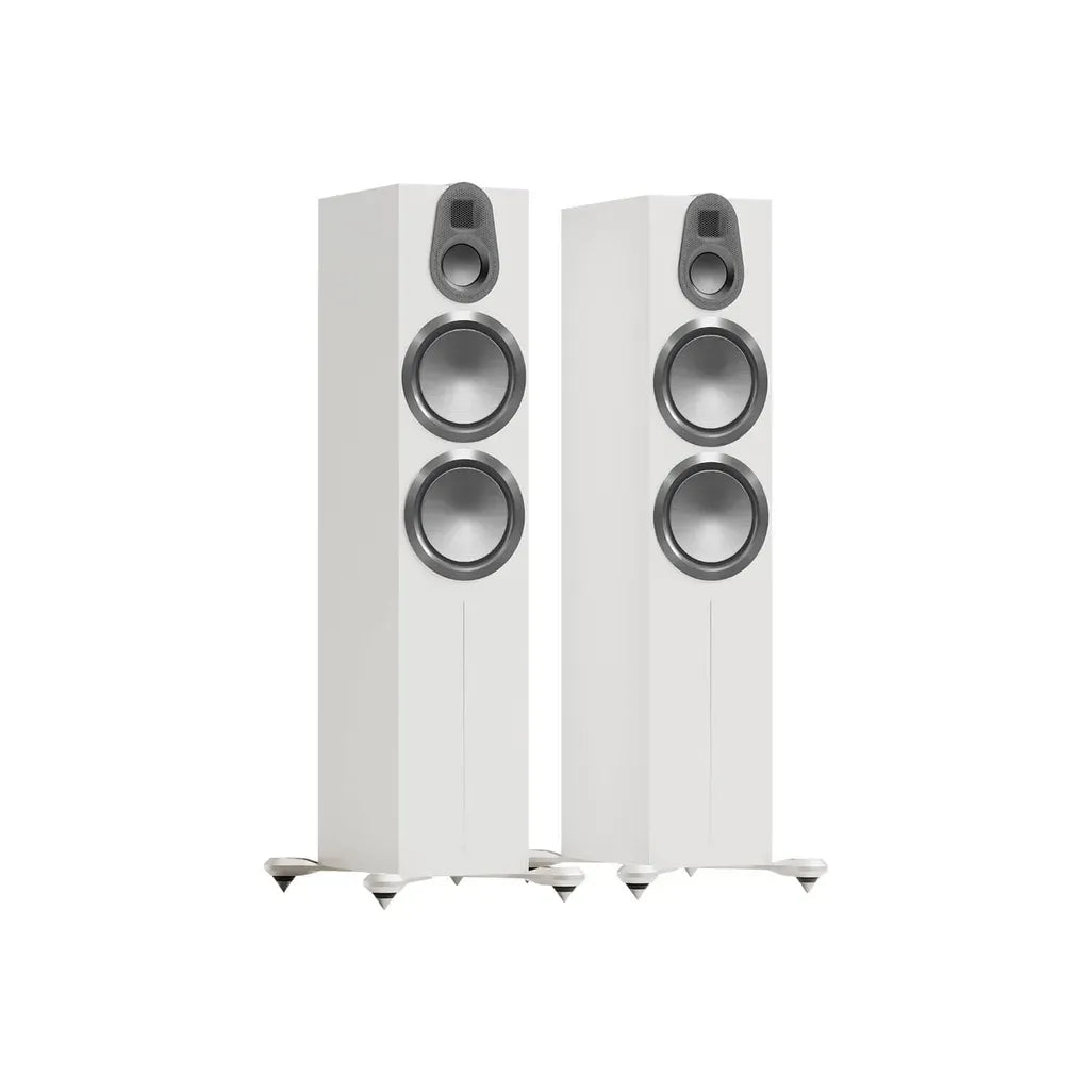 Monitor Audio Gold 500 F/Stander speaker in white alternate view