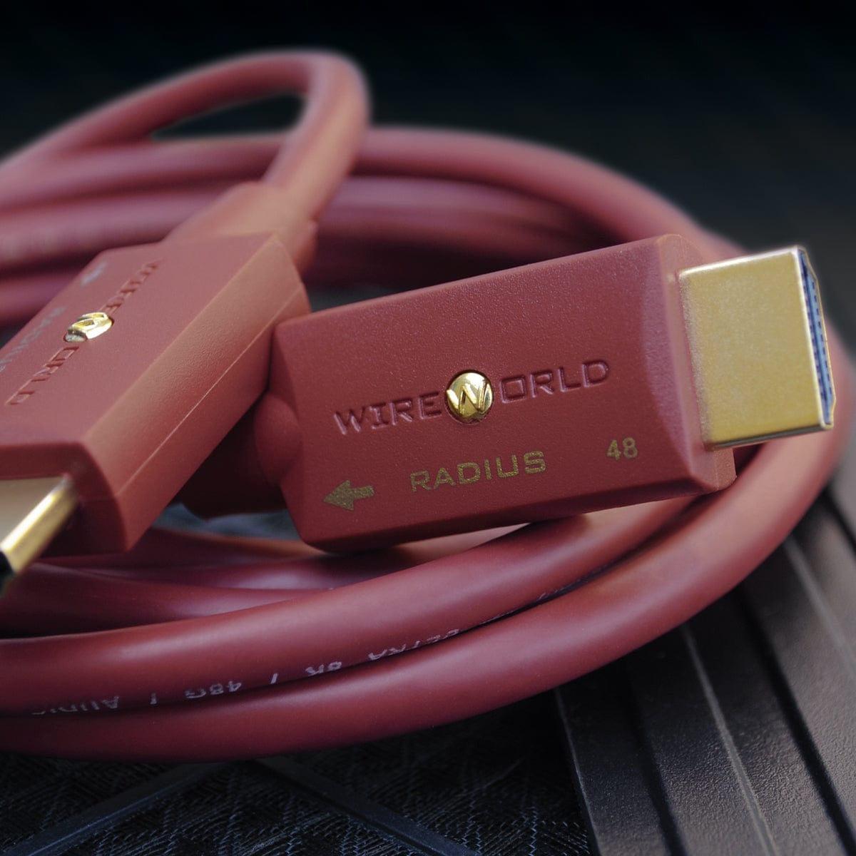Wireworld Radius 48 HDMI Cable installed view