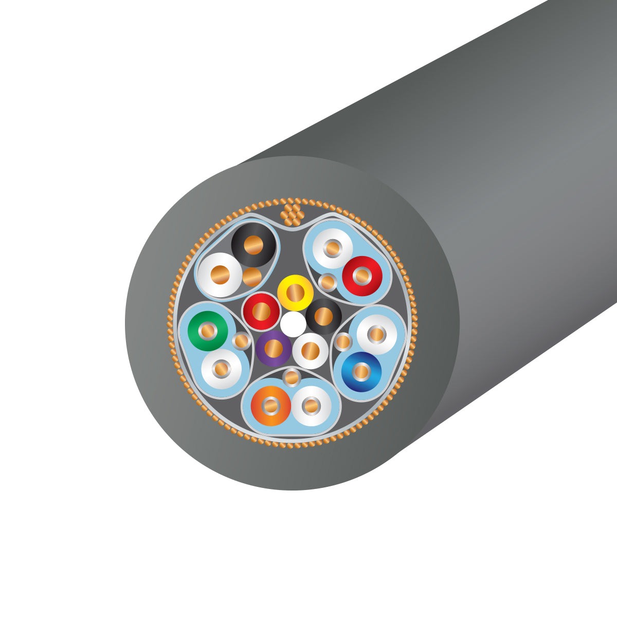 Wireworld Silver Sphere 48 HDMI Cable construction detail