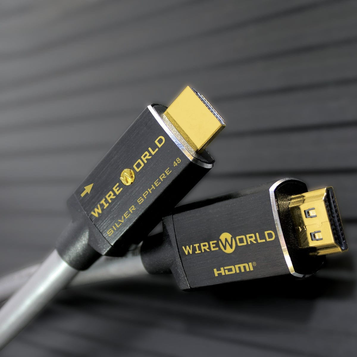 Wireworld Silver Sphere 48 HDMI Cable installed view