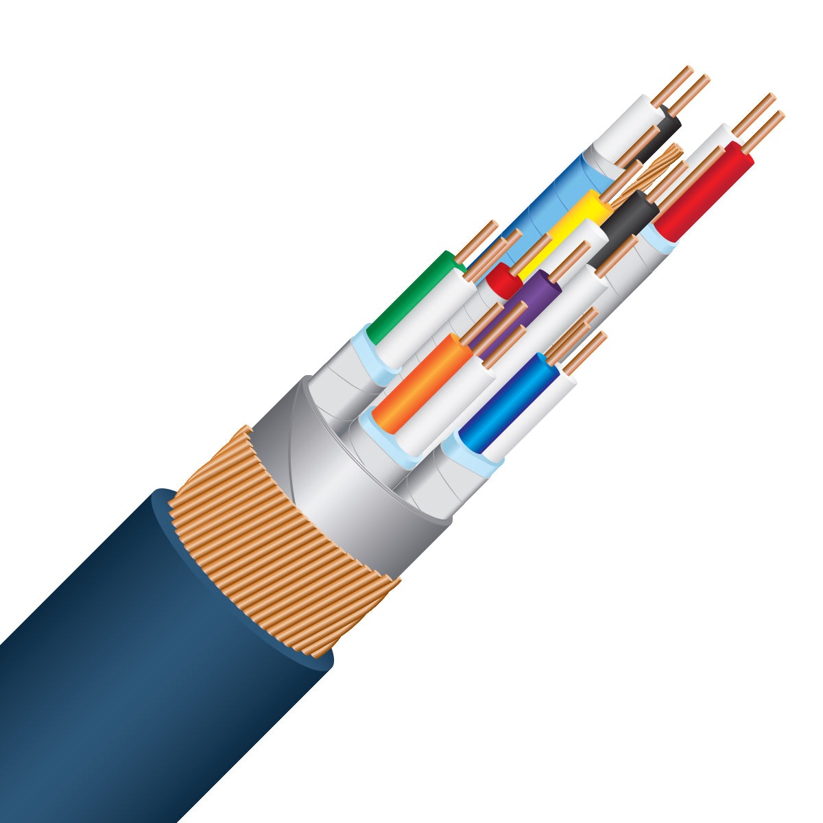 Wireworld Sphere 48 HDMI Cable cutaway detail